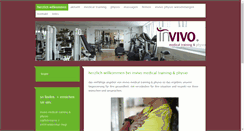 Desktop Screenshot of invivo-physio.ch
