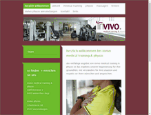 Tablet Screenshot of invivo-physio.ch